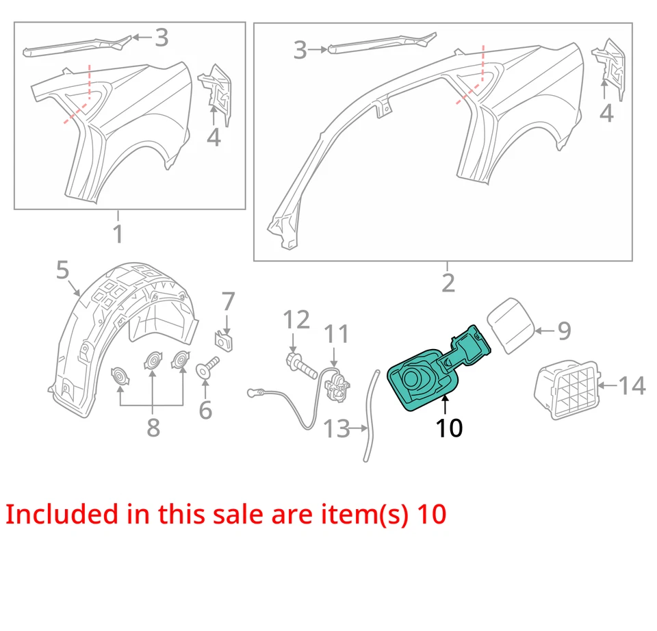 Tampa traseira de gás preta 4G8809906H fabricante de equipamento original 2012-2018 Audi RS7 4G8 tampa da porta - Imagem 3 de 4