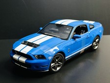 2010 Shelby GT500 Blue / white stripes 1/18 Greenlight