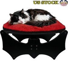 Elevated Cat Bed Large Cats W/ Durable Sisal Scratching Mat  Soft Cushion New