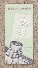 Leica Leitz Wetzlar Camera Lens Catalog 1954