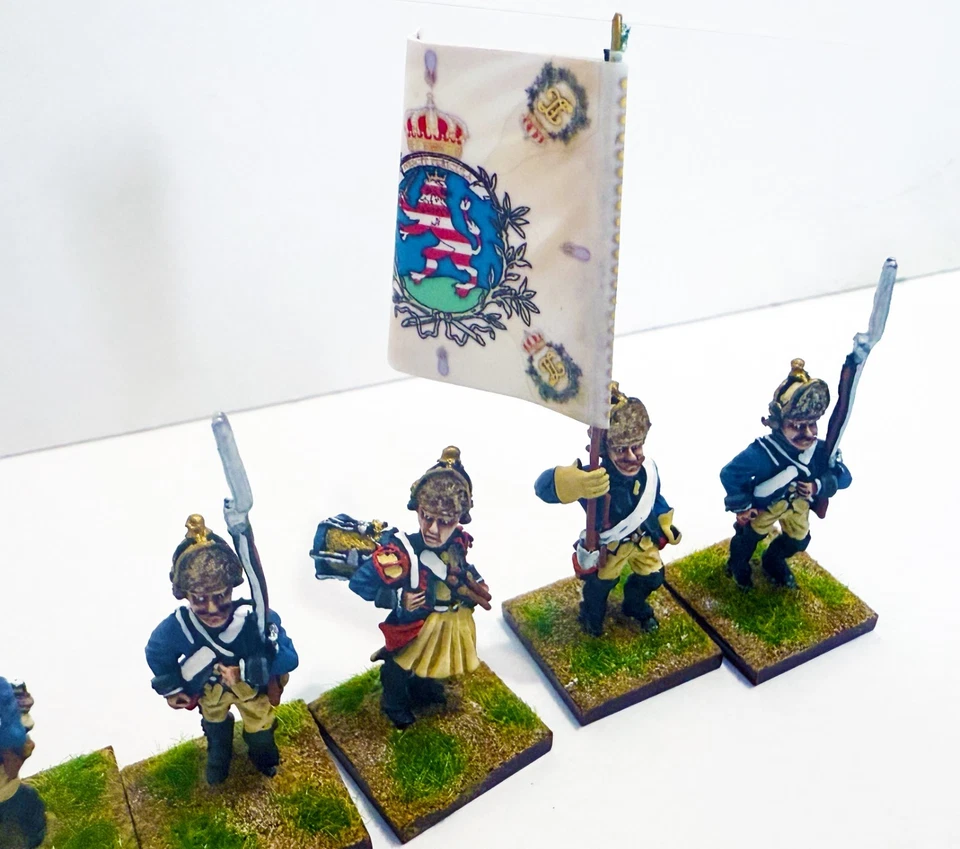 American Revolution 12 granaderos de arpillera - 30 mm - o 1 -1/8 pulgadas Foto 3 de 4