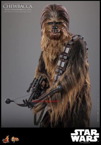 HotToys MMS766 Star Wars Chewbacca With Disassembled C-3PO 1/6 Figure INSTOCK - Picture 8 of 9