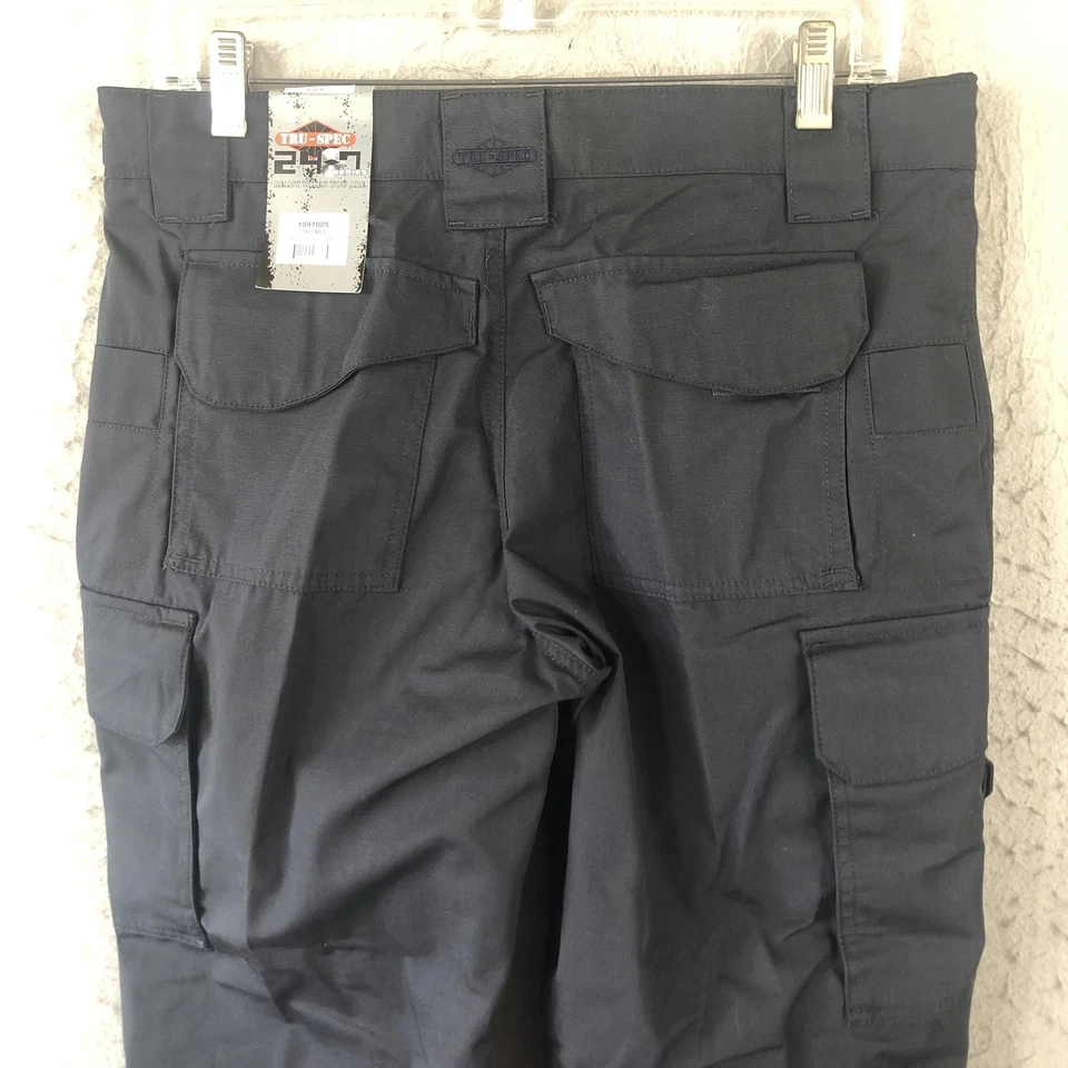 Tru-Spec 24-7 Series Tactical Pants Womens 8 Navy Blue Cargo Ripstop Teflon New - Image 3 of 4