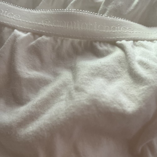 Comfort Choice White Cotton Brief Panties Size 15 Fits Plus - Picture 5 of 9