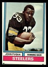 1974 Topps John Fuqua #13 - Pittsburgh Steelers