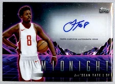 Jae'Sean Tate 2024-25 Topps Midnight Horizon Auto #HS-JT Houston Rockets