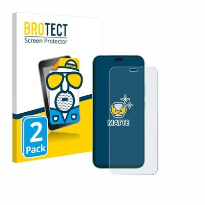 2x Schutzfolie Matt für Honor X8c Displayschutz Antireflektierend