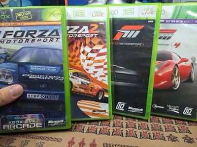 Forza Motorsport 1, 2, 3, 4, OG Xbox & Xbox 360 Games Tested Working 