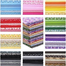 70 PCS Cotton Fabric Bundle,10x10 Inch Precut Squares Scraps for Quilting, ...