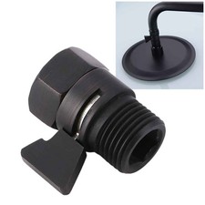 Sleek and Practical Black Home Brass Flow Control Valve for Water Saving
