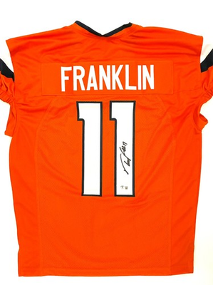 #ad Troy Franklin Signed Denver Broncos Jersey XL Autographed Beckett Authenticated $95.00