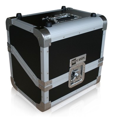 Plattenkoffer 80 LP Vinyl Flightcase DJ Koffer 12'' Schallplatten Case