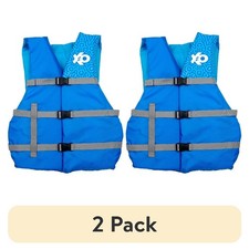 Universal Unisex Adult Life Vest Jacket for Swimming Boating Water Sports Blue