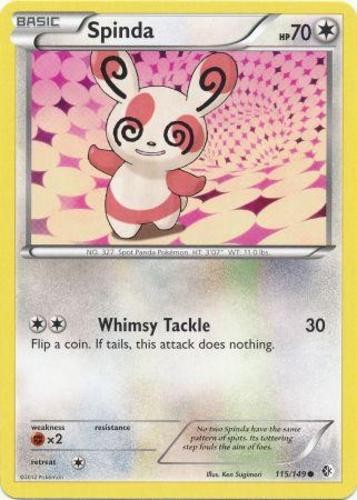Spinda - 115/149 - Common - Boundaries Crossed #115/149 Pokemon TCG