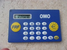 machine à calculer calculatrice vintage OMO cadeau