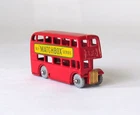 Vintage Lesney Moko Matchbox #5-B London Bus Metal Wheels NEAR MINT 1957