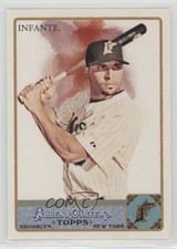 2011 Topps Allen & Ginter's Factory Set Glossy 27/999 Omar Infante #252 6p7