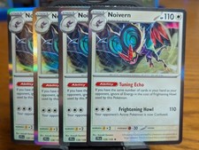 Pokemon TCG Journey Together Noivern Holo Rare 128/159 x4 Playset