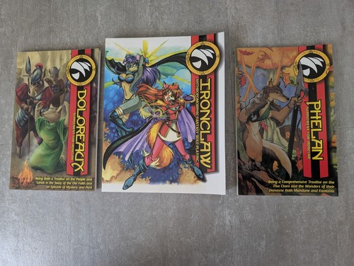 Ironclaw RPG LOT Book Lot Sanguine Productions And Supplements