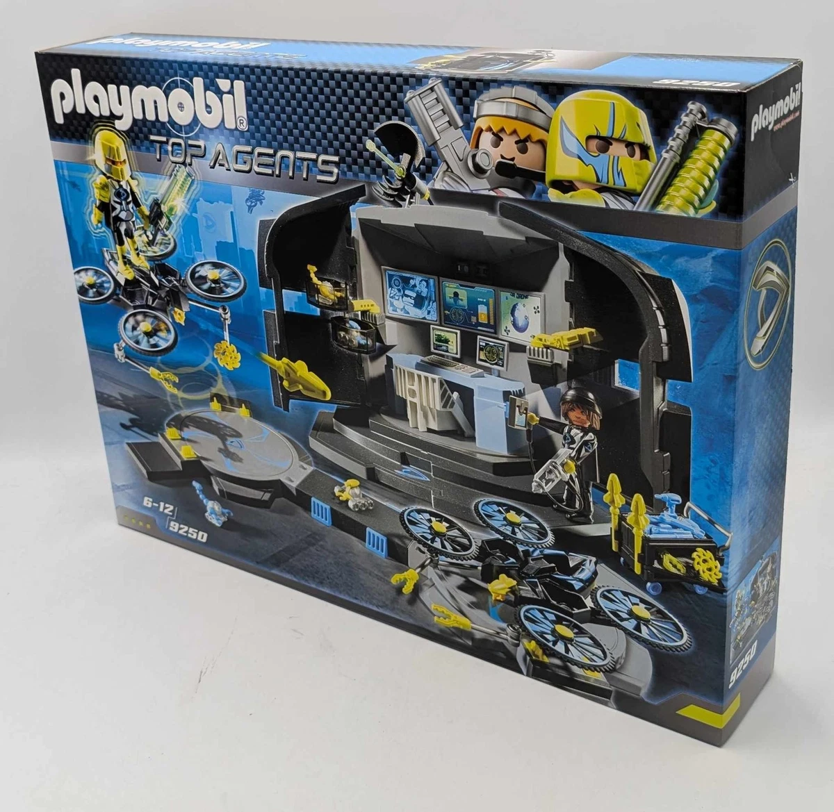 Playmobil 9250 Top Agents Dr. Drone's Command Center Drohnen Hauptquartier NEU
