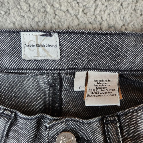 Calvin Klein Jeans Pants Womens 7 Straight Leg Slant Pockets 31 Inseam - Picture 2 of 8