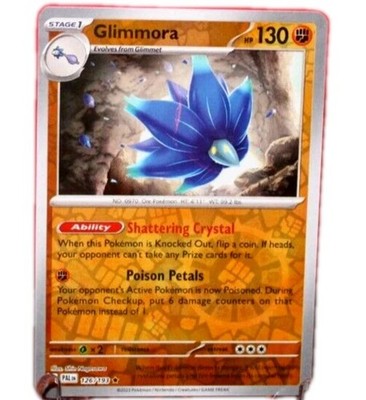 Glimmora HP130 2023 Holo Collectible Pokemon Card No. 126/193 | eBay