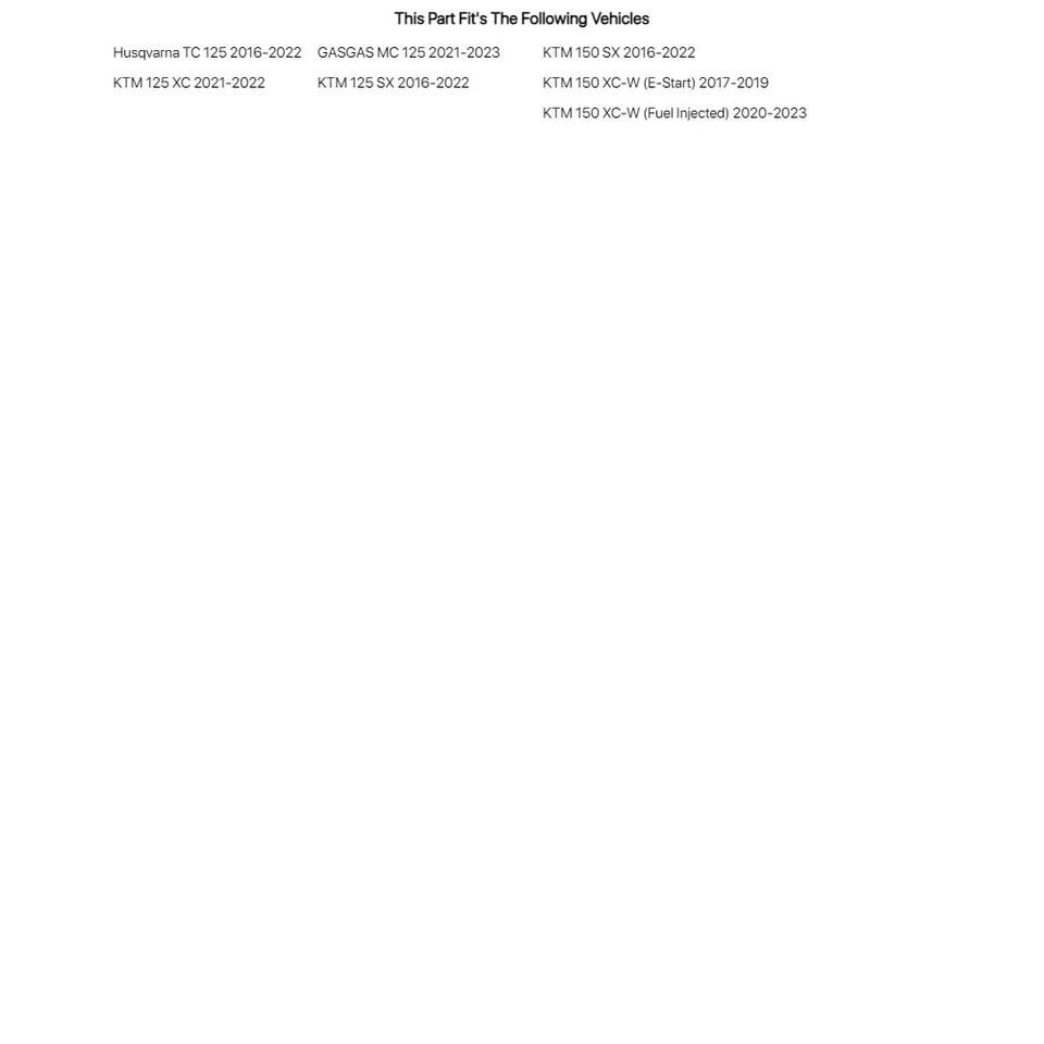 Kit de juntas de extremo inferior Cometic con sellos de aceite para KTM 150 XC-W (E-Start) 2017 Foto 2 de 3