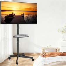 14 -55 Inch TV Mobile Floor Standing TV Trolley Cart Mount Bracket TV Stand 