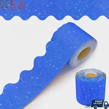 Bulletin Board Border Trim Scalloped Classroom Decoration Paper Roll 69ft New