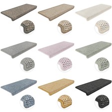 Stufenmatten Treppenmatten Göteborg Rechteckiger Treppenteppich in Sisal Optik