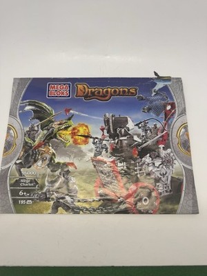Mega Bloks Dragons 96000 Siege Chariot Retired Set Instruction Manual Only