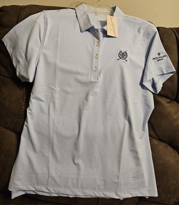 Peter Millar Women s UPF 50 Patek Philippe Geneve Golf Polo Shirt Xl NWT 