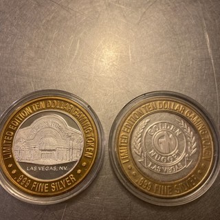 Two .999 Silver Strikes Golden Nugget Casino Las Vegas