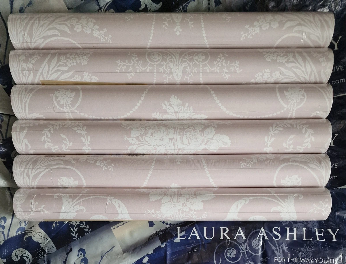 Papel pintado amatista Laura Ashley Josette x 6 rollos disponibles precio por rollo
