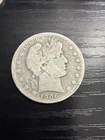 1906-S BARBER HALF DOLLAR - SEMI-KEY DATE - G17