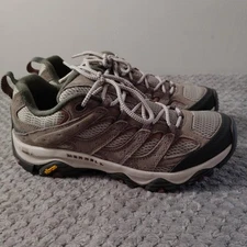 Merrell Moab 3 Trail Hiking Shoes Womens Size 8.5 Falcon Brown Vibram J035888