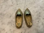 Pair of Vintage Brass Slipper Ashtrays.  Aladdin — photo 2