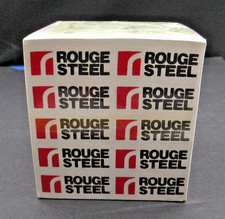 New ROUGE STEEL Note Cube Paper Notepad Vinta...