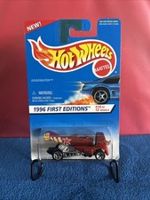 1996 Hot Wheels Dogfighter Red First Editions #10/12 #375 5 Spoke 14915 Sealed