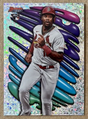 2023 Bowman's Best - Jordan Walker (RC) Shellacked  Mini-Diamond Refractor SH-22