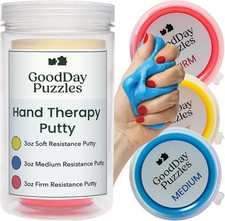 Hand Therapy Putty 3 Piece Set - Stress Relief Putty