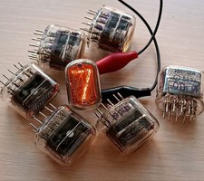 7 pcs vintage IN-12A IN12A nixie tubes indicators USSR DIY clock IN-12 A