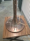 Restored Antique Art  Deco Spelter Slag Glass  Lamp Base By Loevsky & Loevsky. — photo 3
