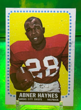 1964 Abner Haynes #98 Topps Kansas City Chiefs AFL Champion &amp; AFL MVP ROY KC HOF