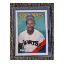 Topps 1988 Jose Uribe #302 Base Set San Francisco Giants MLB Baseball Card Error