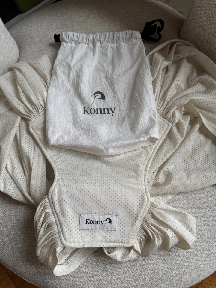 Portabebés Konny Envoltura Mediana Malla Tostada Unisex Verano Transpirable Sin Faja Foto 2 de 4