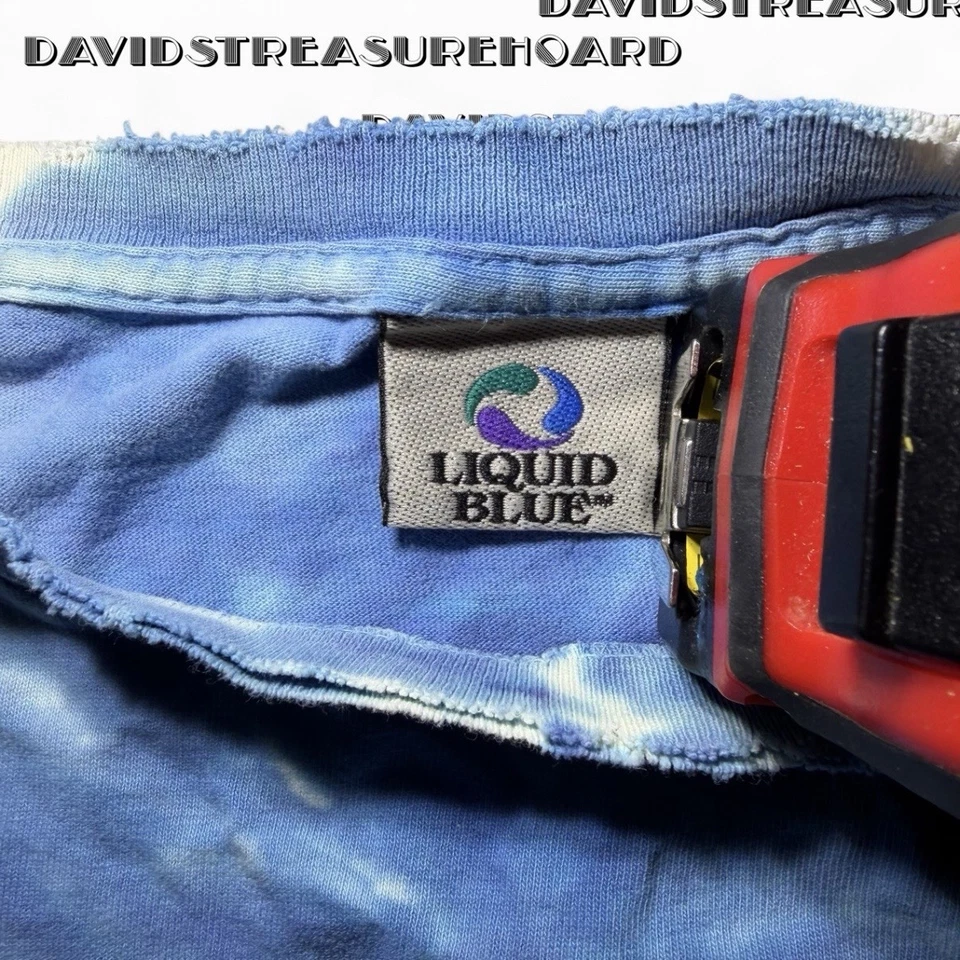 Vintage Y2K Chicago Cubs Shirt Mens 2XL Liquid Blue Tie Dye MLB Sport 00s USA - Image 3 of 4