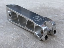 NOS Kooka CNC Machined Alloy 1" Threadless Stem | 25.4x135 mm / Silver Ano