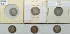 BARBER DIMES 1898s 1900o 1904 1909 1916 1916s 90% Silver lot of 6
