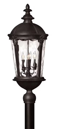 Hinkley 1891BK Windsor 4-Light Outdoor Post Light in Black Finish - Picture 1 of 2